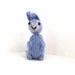 Hand Knit Bunny Plush Light Purple Ready to Ship
