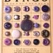 Vintage BINGO Purple Button Lot, Lilac, Plum, Lavender, Realistic, Rhinestone, etc. -- 0337