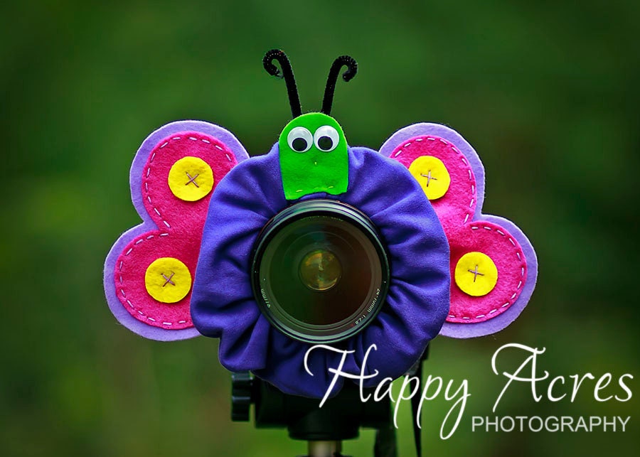 Lens Bling - Purple Butterfly - Ready to Ship