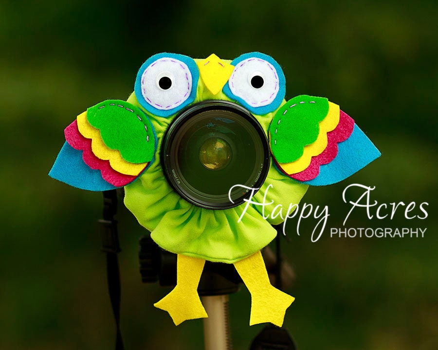 Lens Bling - Bright Green Parrot - Ready to Ship