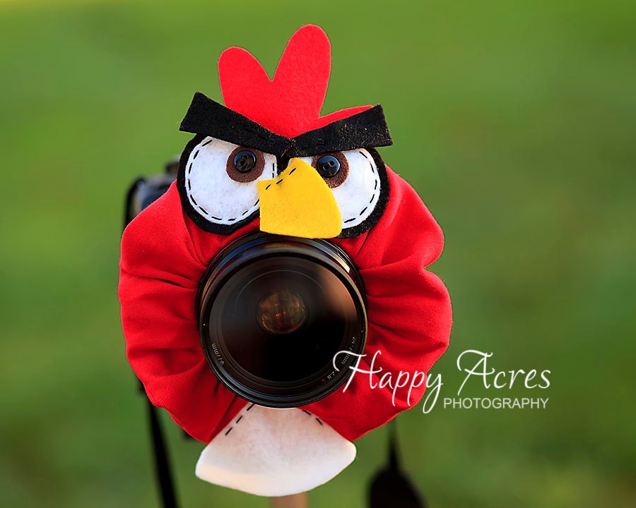 Lens Bling - Red Bird- Ready to Ship