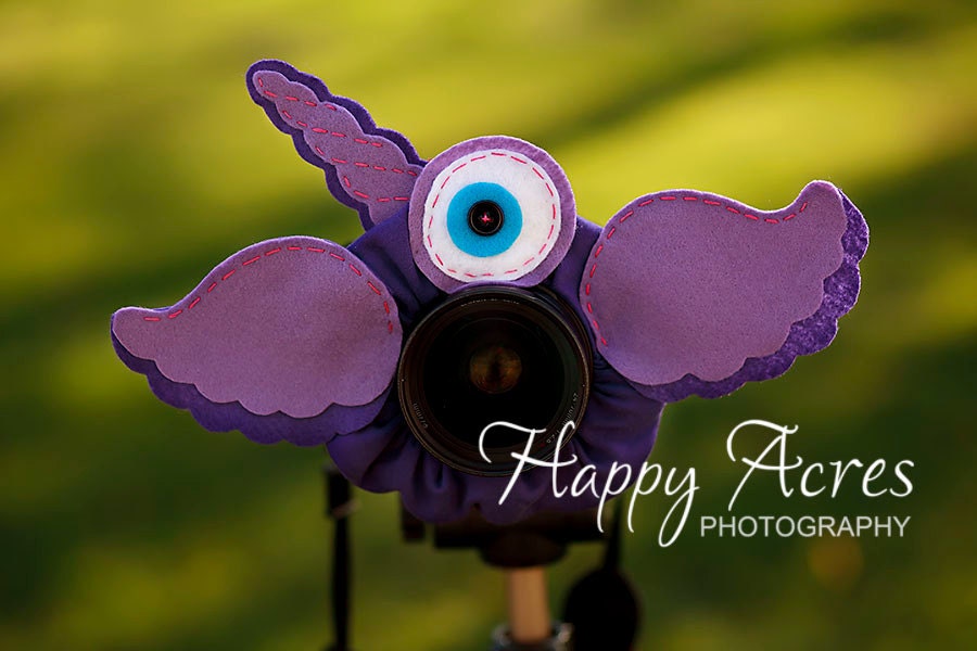 Lens Bling - 1 Eyed, 1 Horned, Flying, Purple People Eater - Ready to Ship