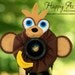Lens Bling - Monkey - Ready to Ship