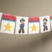 Vintage Cowboy Cutie - Birthday Decoration Banner (felt & fabric)