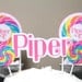 Lollipops and Polka Dots - set of 3 centerpieces