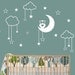 Owl Moon Stars Children Nursery Wall Decal - Vinyl Wall Decal Sticker Removable