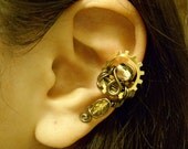 Solar Steampunk Ear Cuff