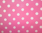 Hot  Pink Polka Dots Table Runner
