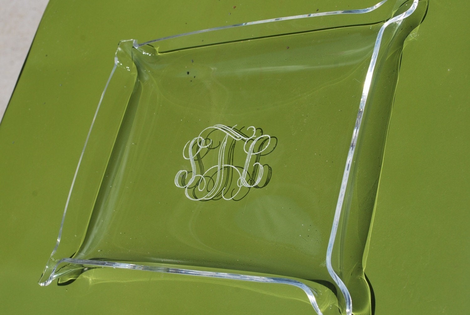 ENGRAVED LARGE Personalized Acrylic Tray