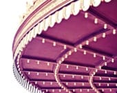 Architecture Photography- In Lights 8x10 print purple plum carnival theatre feminine purple room city landscape photography whimsical art