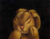 Bunny Rabbit Sleeping Portrait - Steiff