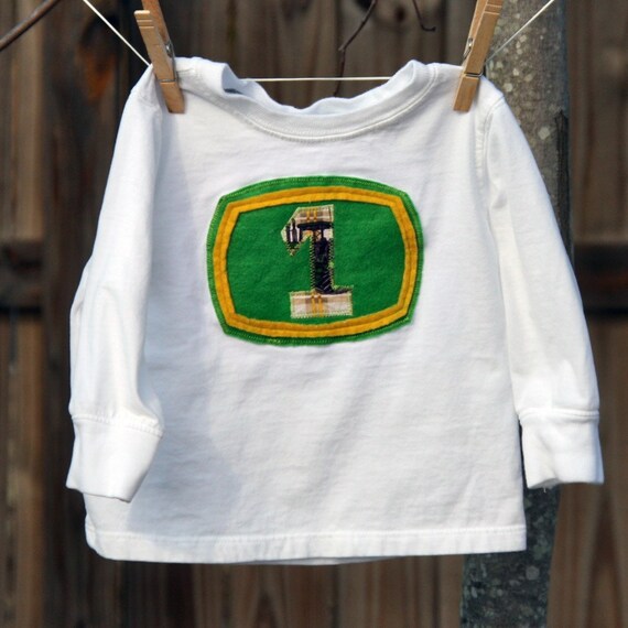 john deere first birthday shirt