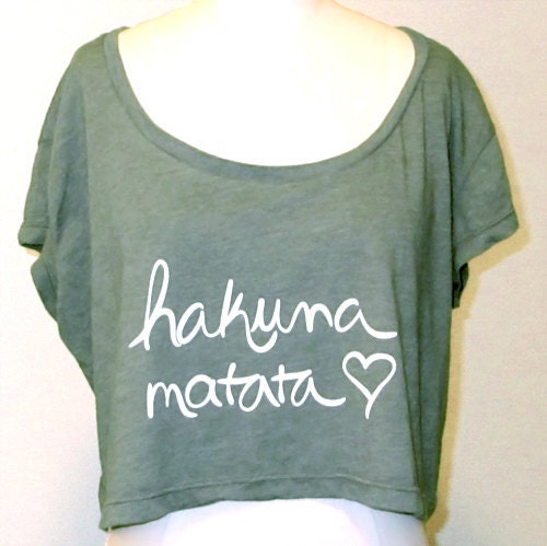 Crop Top Hakuna Matata Cropped Shirt
