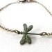 Dragonfly red bracelet ( botanical, bead, drop, natural history, fall fashion, woodland ) 11
