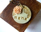 Mother's Day - Grandma Necklace - Personalized Jewelry
