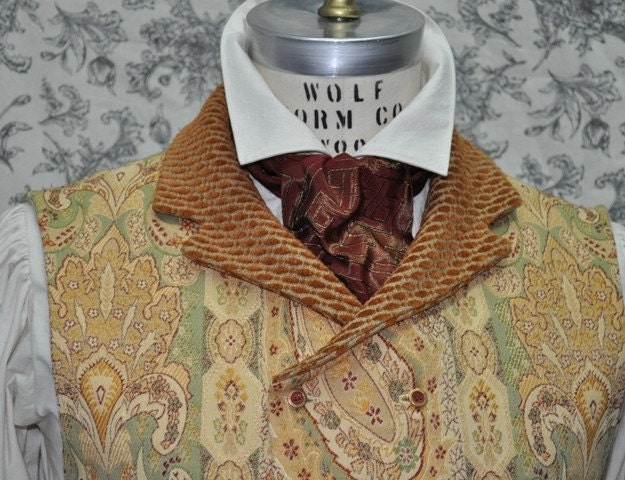 Men's Tie--Ascot--Cravat--Neck Tie---Steampunk--Victorian--All Colors---Custom---Made to Order