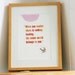 Letterpress - spiritual Awakening - Fine art print inspiring typography inspirational poster Tangerine neon color prom student teacher oht