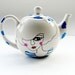 GERSHWIN - Vintage handpainted Teapot