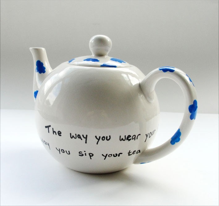 GERSHWIN - Vintage handpainted Teapot