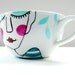 LA VIE EN Rose - handpainted and original teacup set