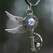 Steampunk Crystal Key Necklace