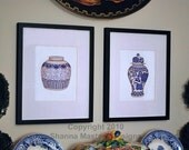 11" X 14" Porcelain Print Set