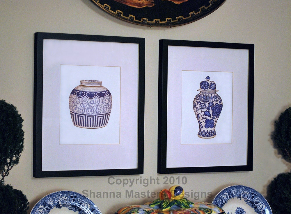 11" X 14" Porcelain Print Set