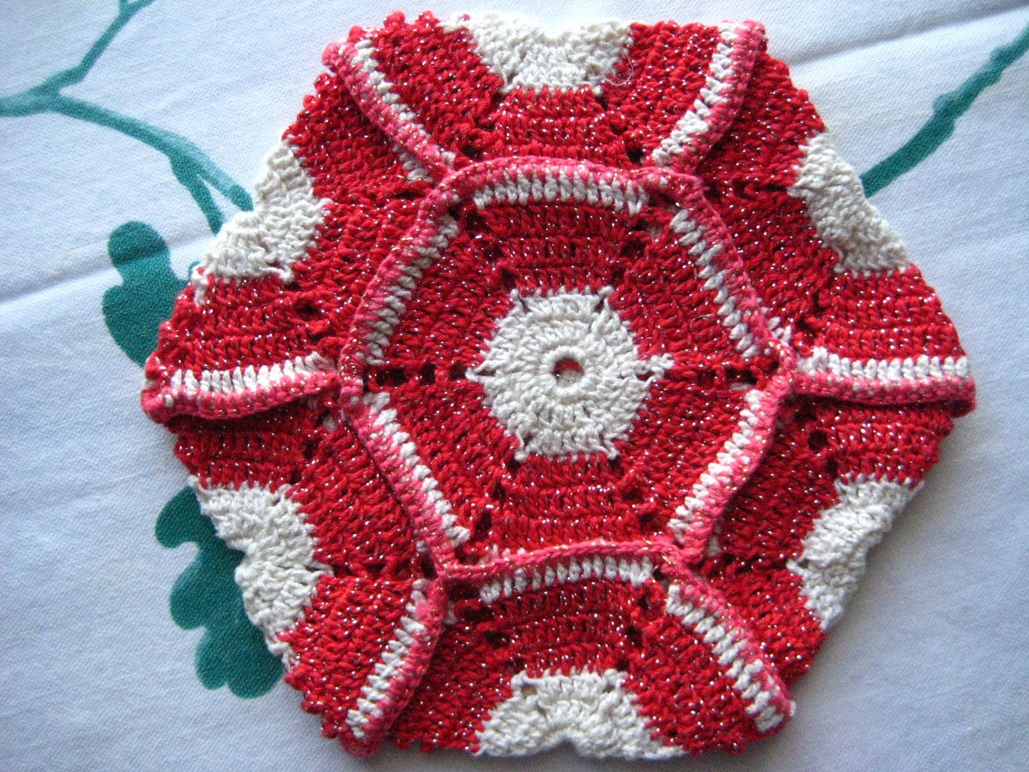 Crocheted Hot Pad/Pot holder Set of 4