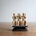 Vintage Carved Bone Figurine - 'Three Wise Monkeys'