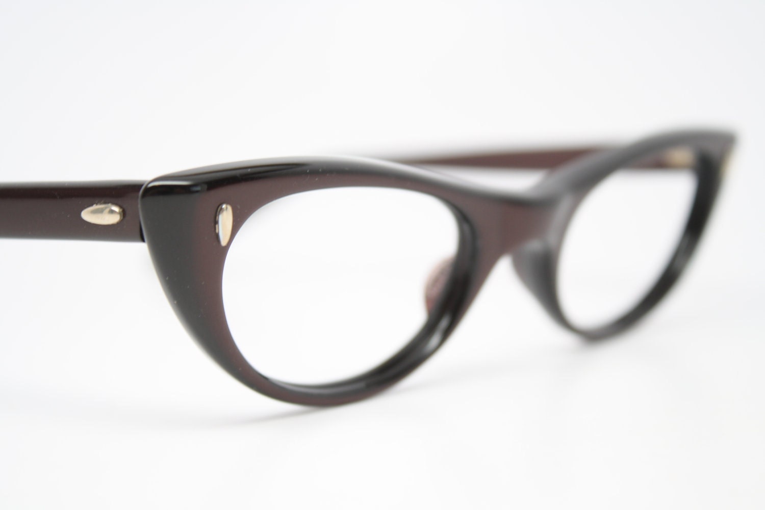 vintage purple cat eye glasses