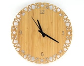 8" Fringe Silhouette Clock No. 003