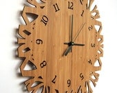 Oval Bamboo Branch - Clock No. 008