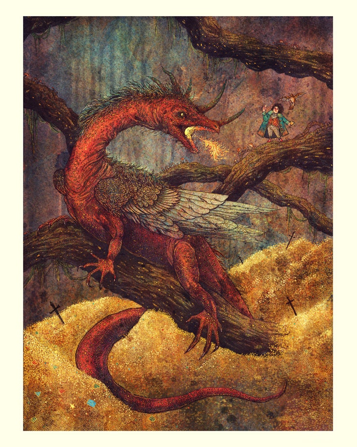 Smaug 8x10" Print