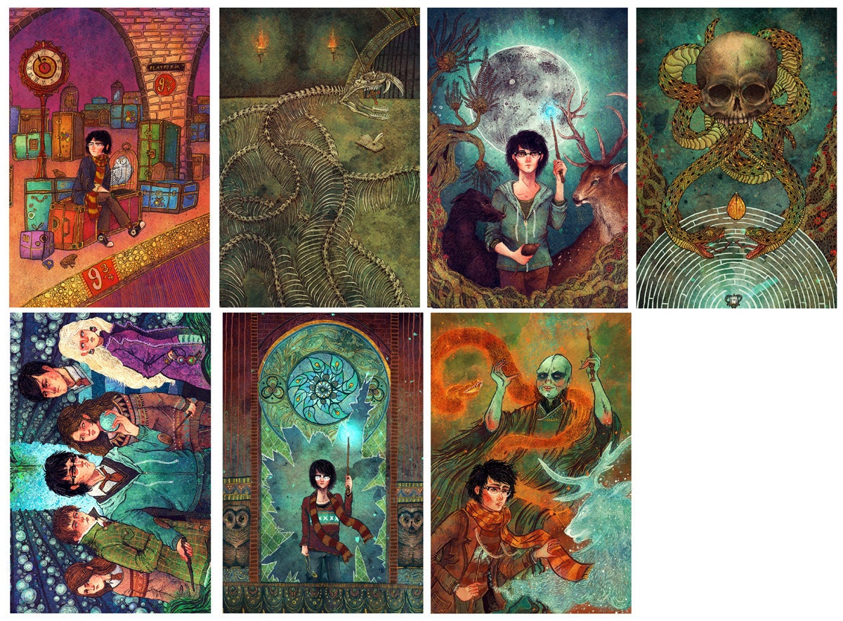 4x6 Harry Potter Set