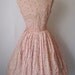 60's Floral Dress // Vintage 1960's Floral Print Cotton Garden Party Shirtwaist Summer Day Dress L