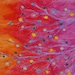 Branches - Abstract Watercolor Pencil Art on Postcard
