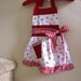 Children's Apron with ruffle sewing tutorial PDF pattern for girls INSTANT DOWNLOAD