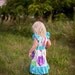Children's clothing sewing tutorial PDF pattern Ruffle Sleeve girl's dress by Tenderfeet Stitches INSTANT DOWNLOAD