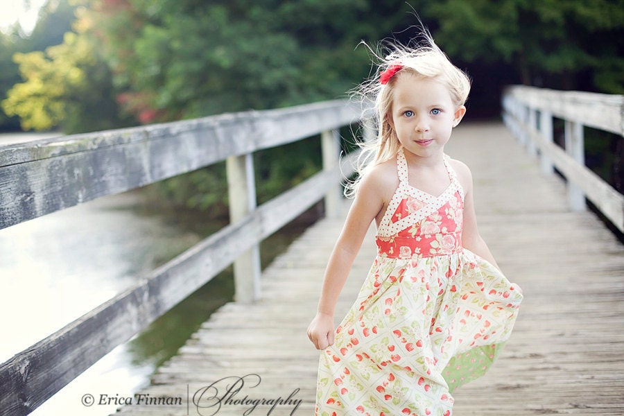 Girl's Classic Sundress children's clothing sewing Tutorial Pattern ePattern DIY ebook PDF INSTANT download