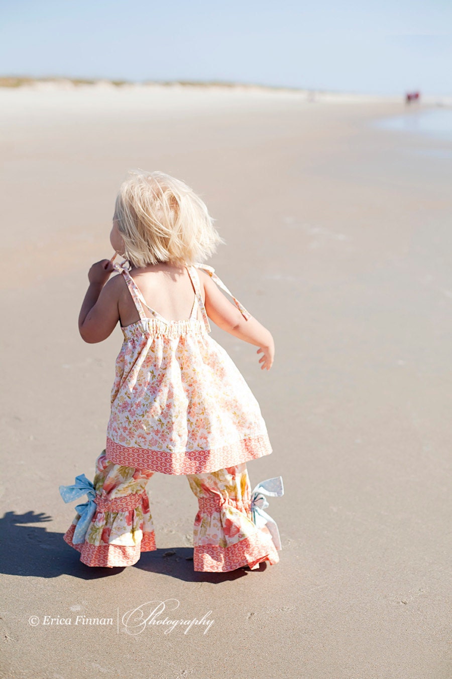 Girl's Boutique Fancy Ruffle Pants clothing sewing pattern PDF tutorial for kid's and children babies toddlers girls INSTANT DOWNLOAD