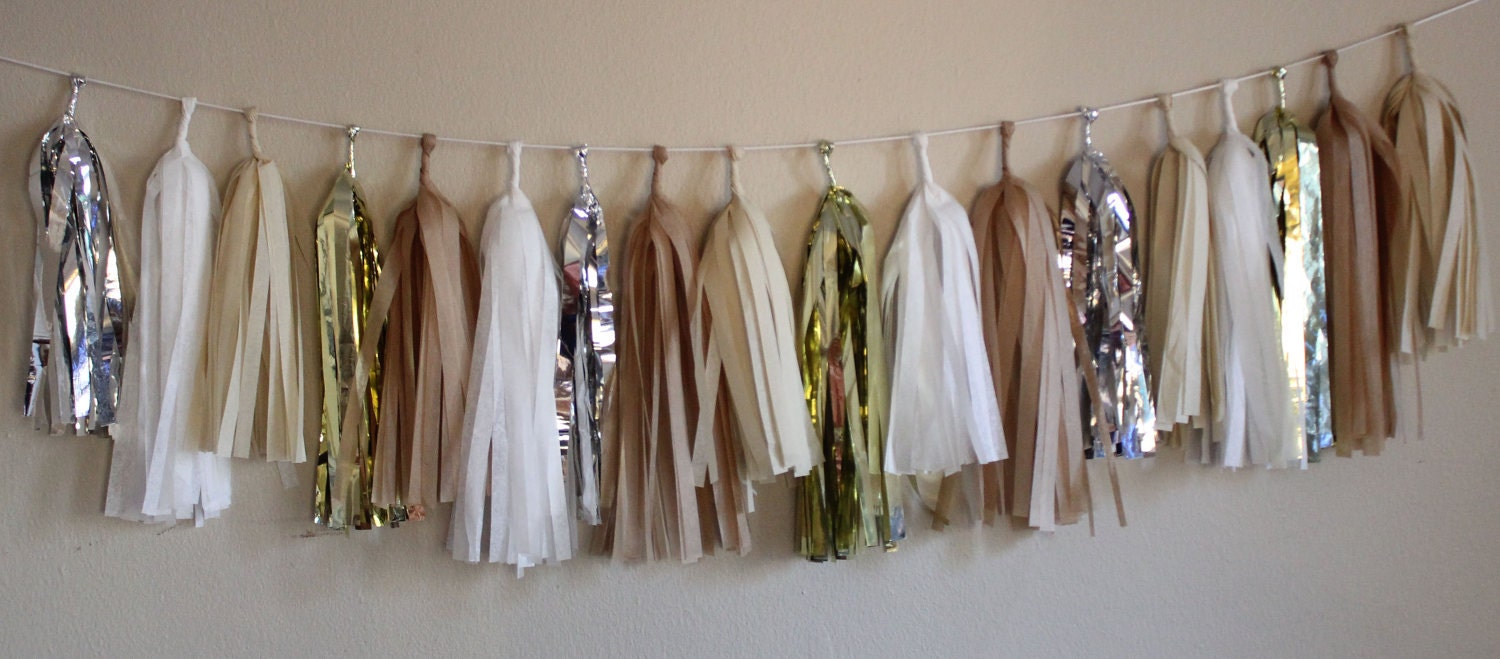 Tassel Garland-18 tassels - Sandstone Il_570xn