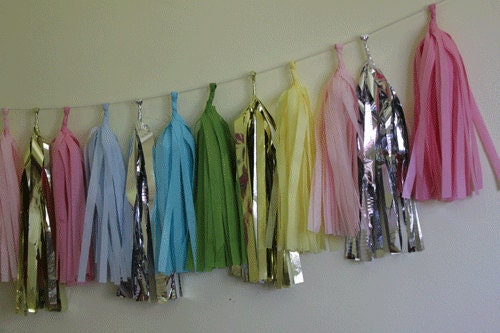 Tissue Tassel Garland-18 tassels- Lollipop Il_570xn