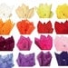 12 pom cupcake toppers