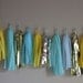 Tissue Tassel Garland-18 tassels- Poolside Sunshine