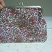 Adorable floral clutch purse 1950's