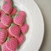 Mini strawberry sugar cookies - 3 dozen