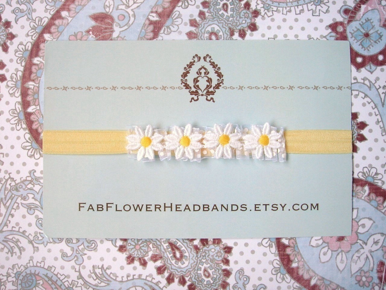 Yellow Daisy Headband - All Sizes