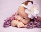 Lavender Flower Headband - All Sizes