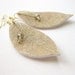 FREE SHIPPING CIJ - Golden Leaves Clay Earrings - christmasinjuly