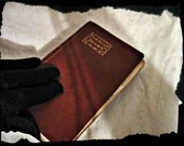 Paper Ephemera Diary Record Great for assemblage, collage, altered art, jewelry